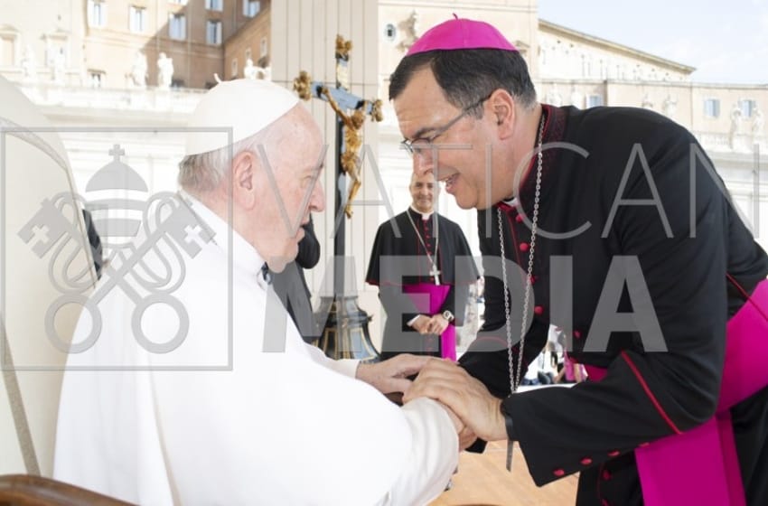 El Obispo de Mar del Plata visitó al Papa Francisco