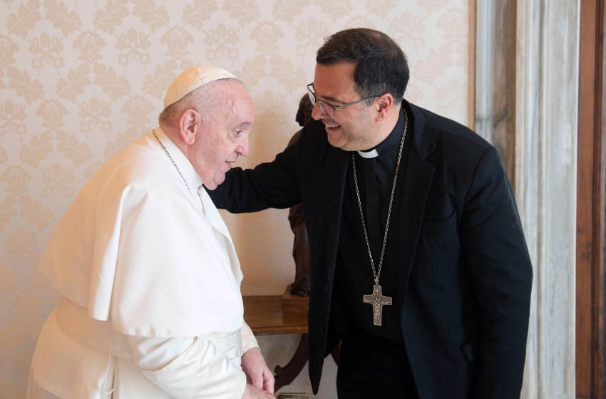 Mestre y su encuentro con el Papa: "Está fuerte de mente y de corazón"