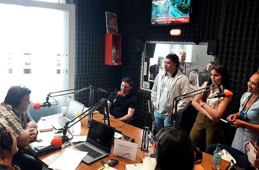Visita internacional a Radio Mitre Mar del Plata