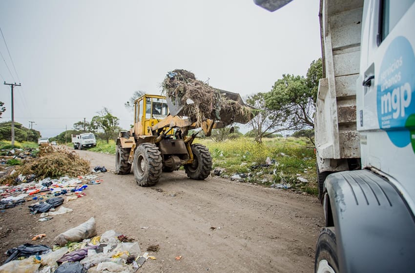 Retiraron más de 80 toneladas de residuos en el barrio Parque Peña