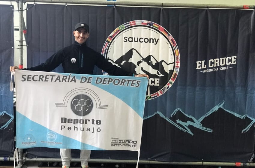 Un pehuajense logró el segundo puesto en una carrera en la Cordillera de los Andes