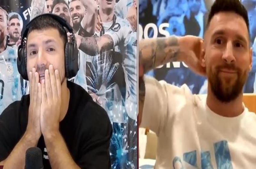 Sergio “Kun” Agüero se divirtió con Messi y “Papu” Gómez en Twitch