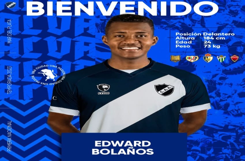 La nueva cara de Alvarado, el colombiano Edward Bolaños