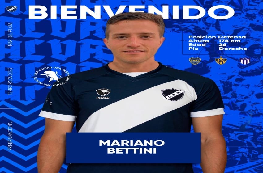 Alvarado presentó al defensor Mariano Bettini