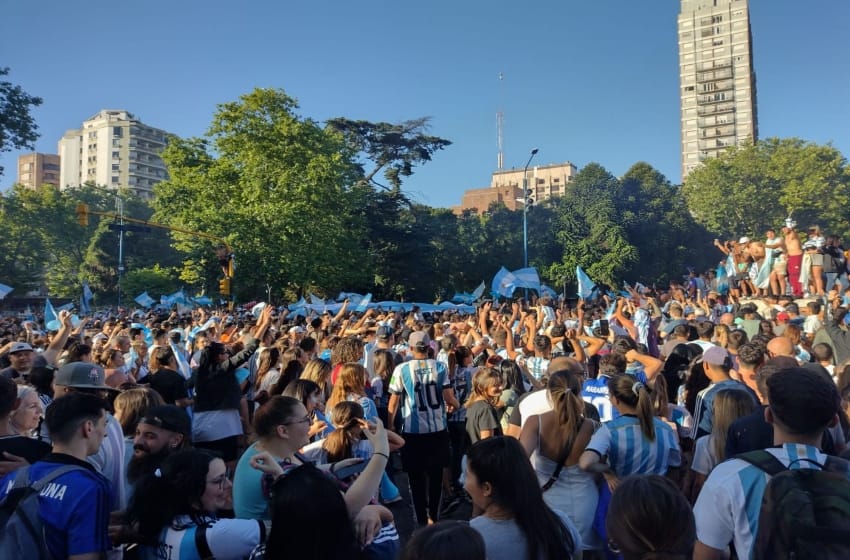 Video: así se festeja en Mar del Plata el pasaje a la final del Mundial