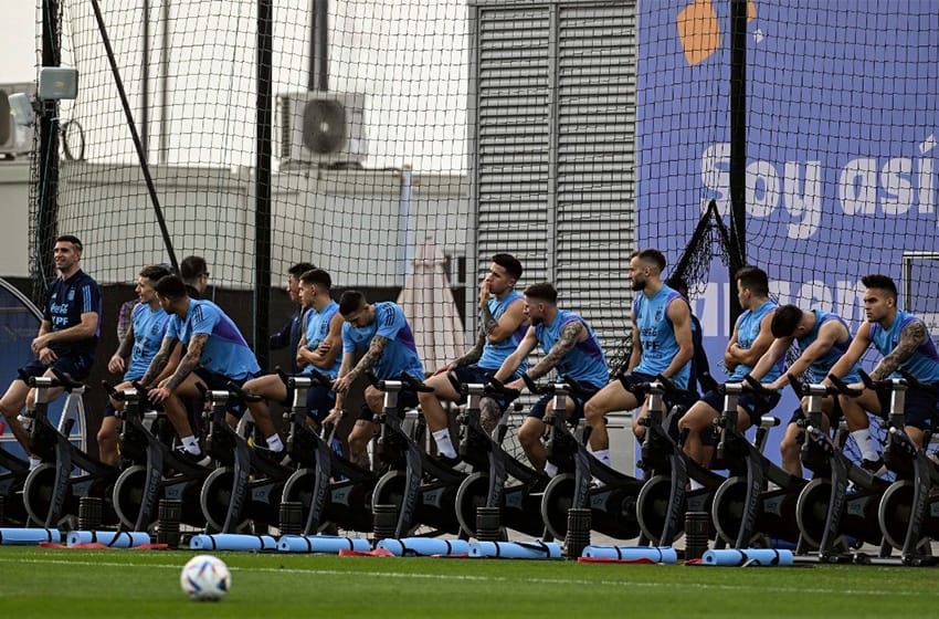 Sin descanso, Argentina tuvo entrenamiento pensando en Croacia
