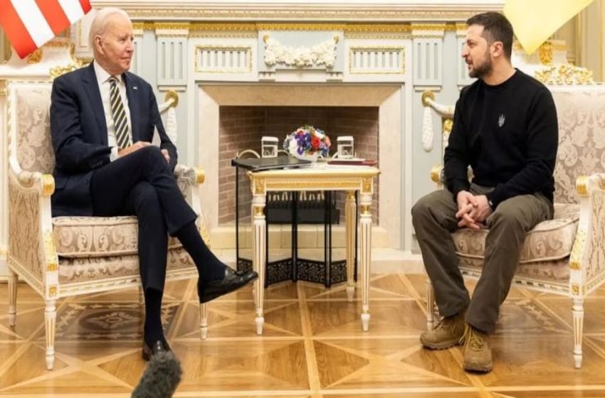 Joe Biden se reunió con Volodimir Zelenski y anunció US$500 millones de ayuda adicional a Ucrania