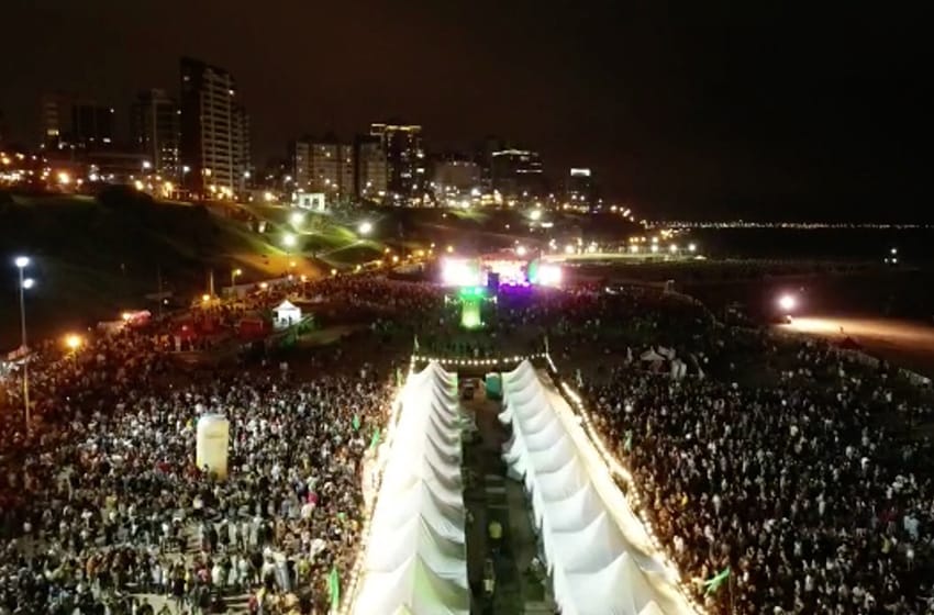San Patricio Playa Fest: más de 60.000 personas festejaron frente al mar en la primera jornada