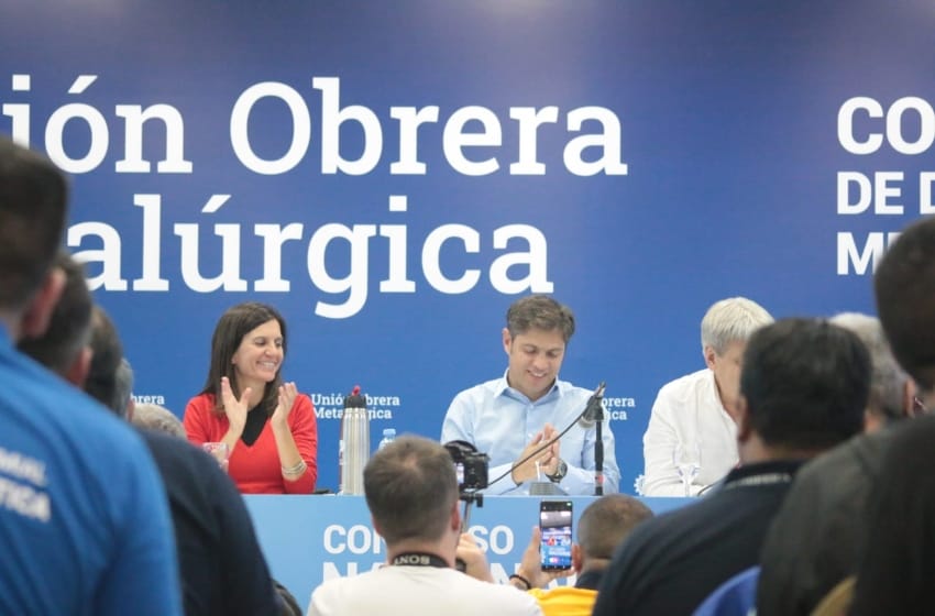 Kicillof en UOM: "No van por Cristina, van por los derechos que consiguió"
