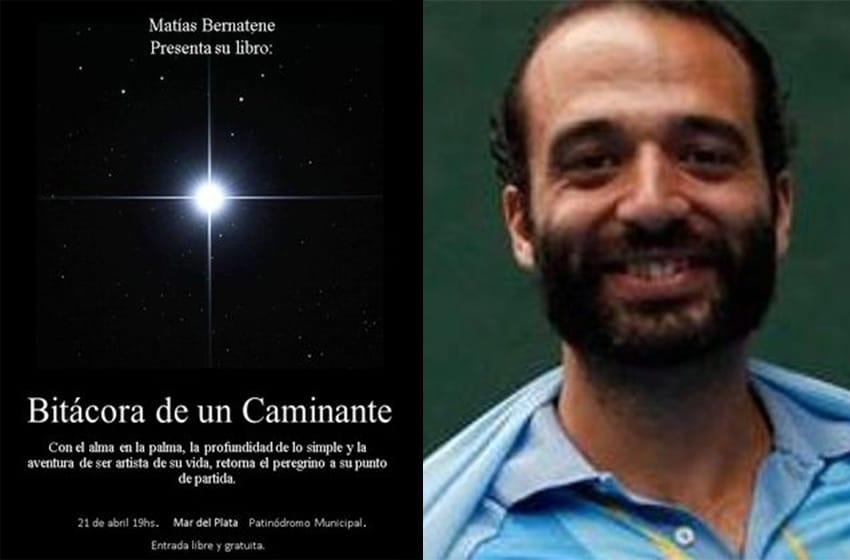 Presentan el libro "Bitácora de un caminante", de Matías Bernatene