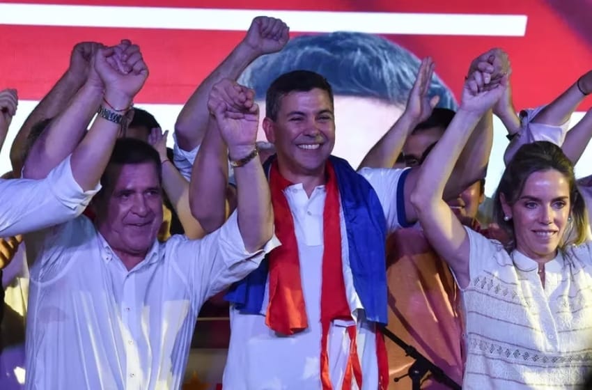Con amplia ventaja, Santiago Peña ganó las elecciones en Paraguay y llamó a la unidad