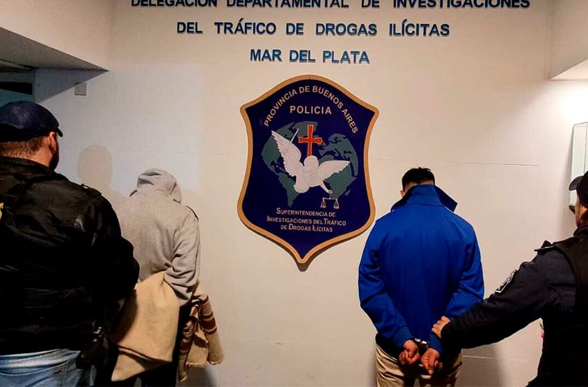 Dos hombres detenidos tras varios allanamientos por venta de drogas en Mar del Plata