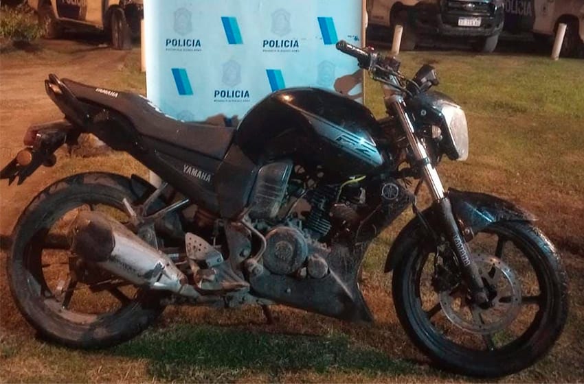Encuentran una moto robada: la manejaba un malviviente con frondosos antecedentes
