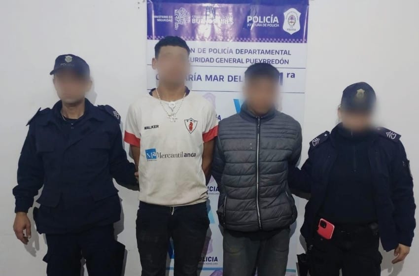 Tres detenidos por intento de robo en plena calle