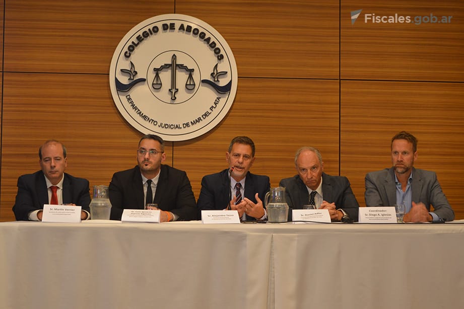 La apertura estuvo coordinada por el fiscal a cargo de la Procuraduría de Narcocriminalidad Diego Iglesias