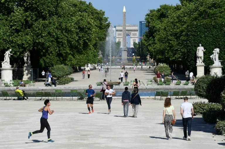 El emblemático Jardín de las Tullerías, será donde se emplace el pebetero olímpico.