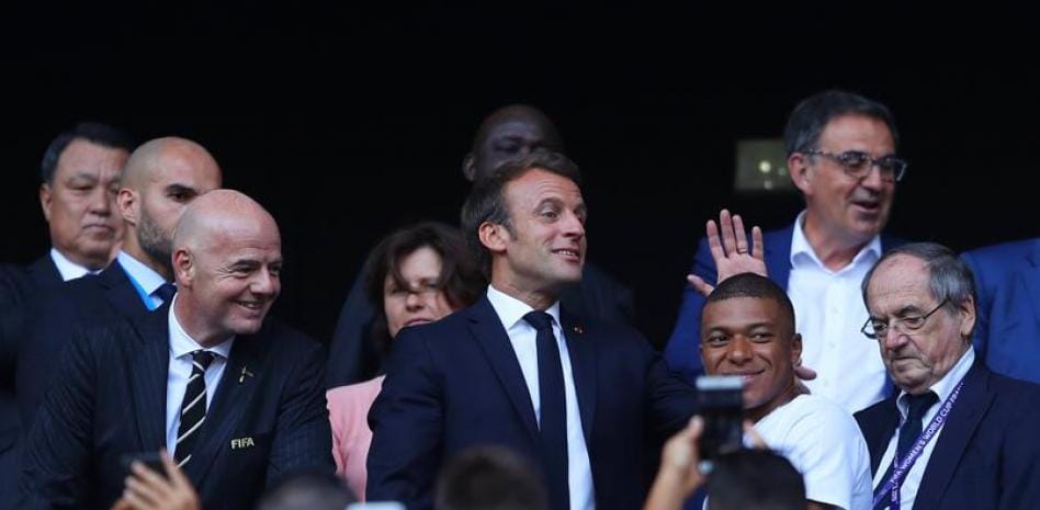 Emmanuel Macron, presidente de Francia, hablo por primera vez de planes alternativos para la ceremonia de inauguración de los Juegos de París 2024. Foto: Getty Images.