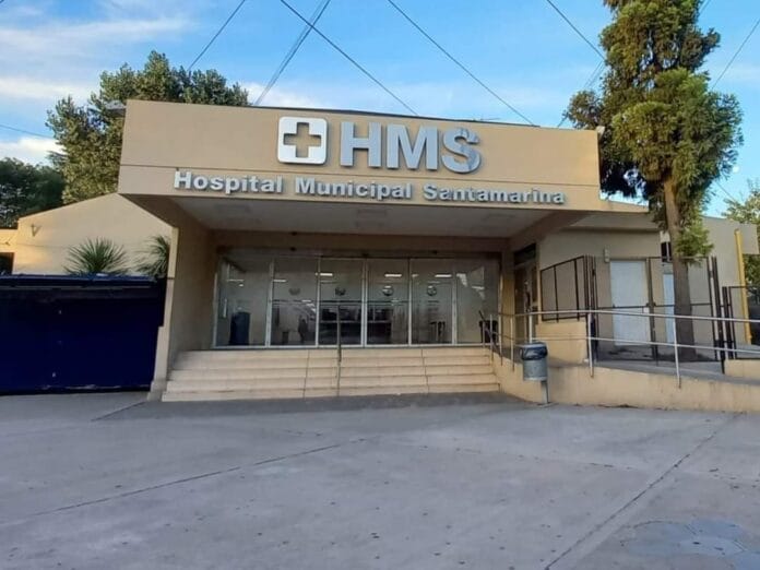 El Hospital Municipal Santamarina de Esteban Echeverría.