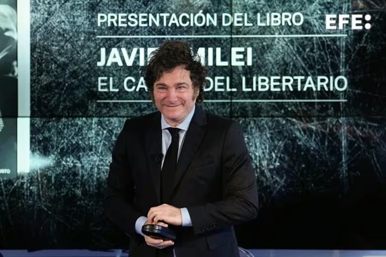Javier Milei en España.
