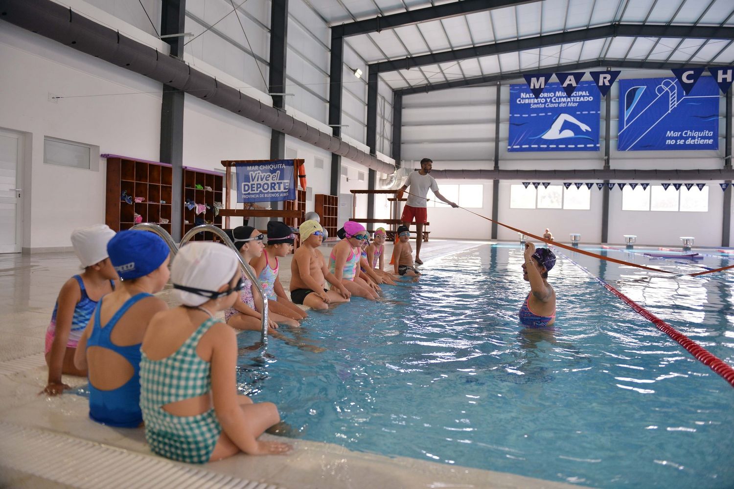 El natatorio funciona con más de 330 horarios para más de 2000 vecinos.