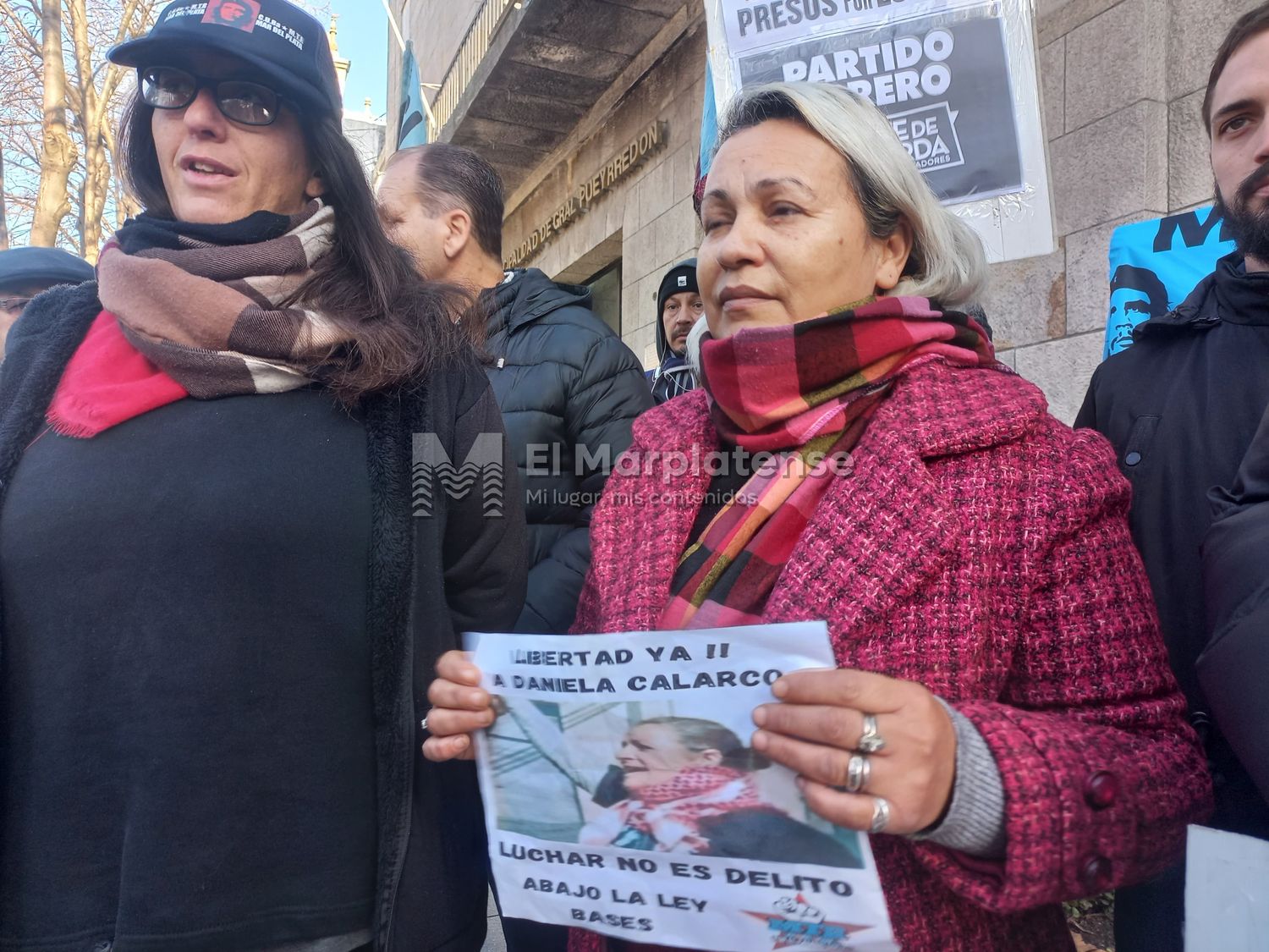 Organizaciones sociales pidieron la liberación de la mujer marplatense detenida el 12 de junio.