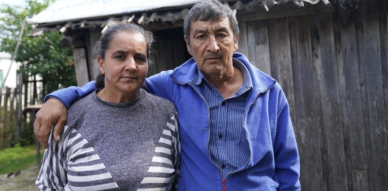 José y María, padres de Loan.