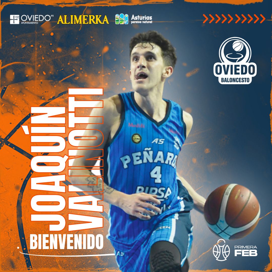 Valinotti es nuevo jugador de Oviedo Baloncesto