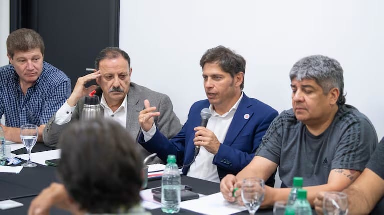 Axel Kicillof, Ricardo Quintela, Gustavo Melella y Gildo Insfrán fueron invitados a un encuentro con gremios industriales, tras la firma del Pacto de Mayo