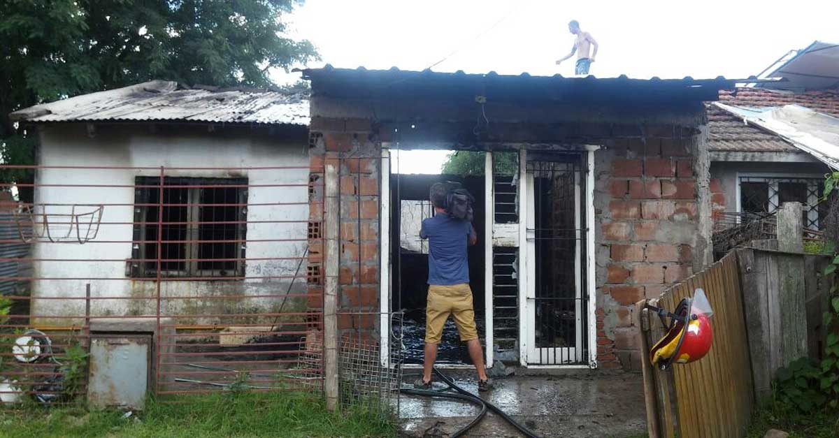 Crimen en Malvinas Argentinas: Incendiaron la casa del presunto homicida