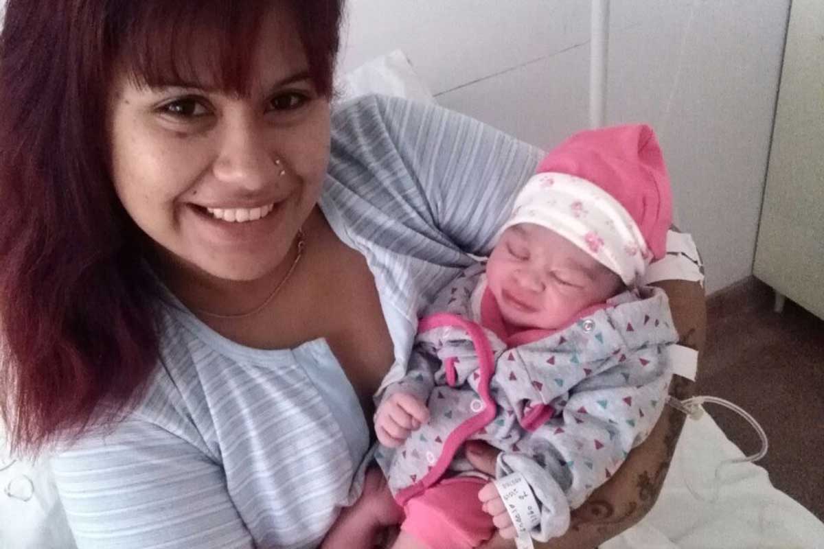 Yasmin, la primera bebé marplatense que nació en 2017