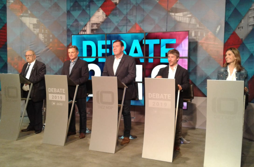 Los candidatos a intendente debatieron por primera vez en televisión