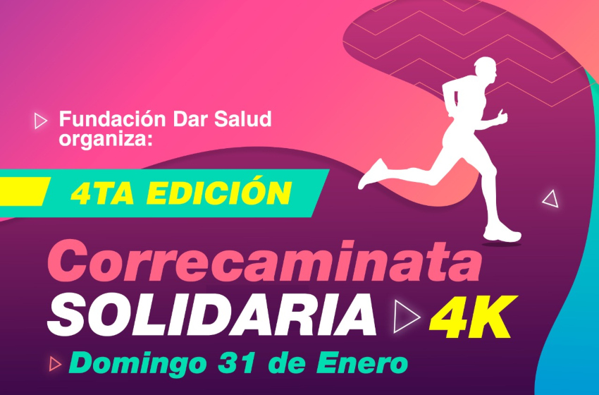 Se viene la Correcaminata Solidaria de la Fundación Dar Salud