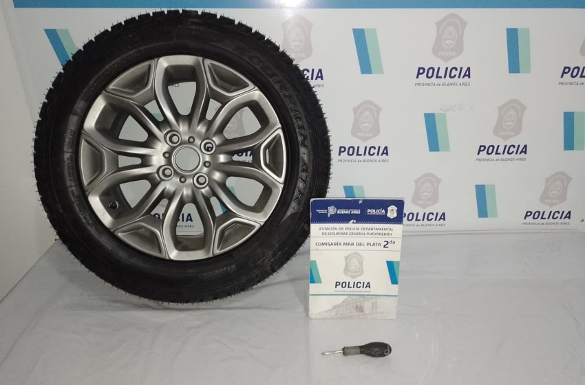 No cesa el robo de ruedas y neumáticos en Mar del Plata