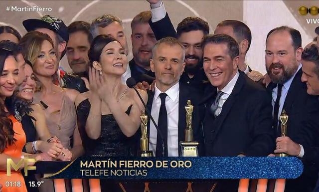 Martín Fierro de Oro para Telefe Noticias