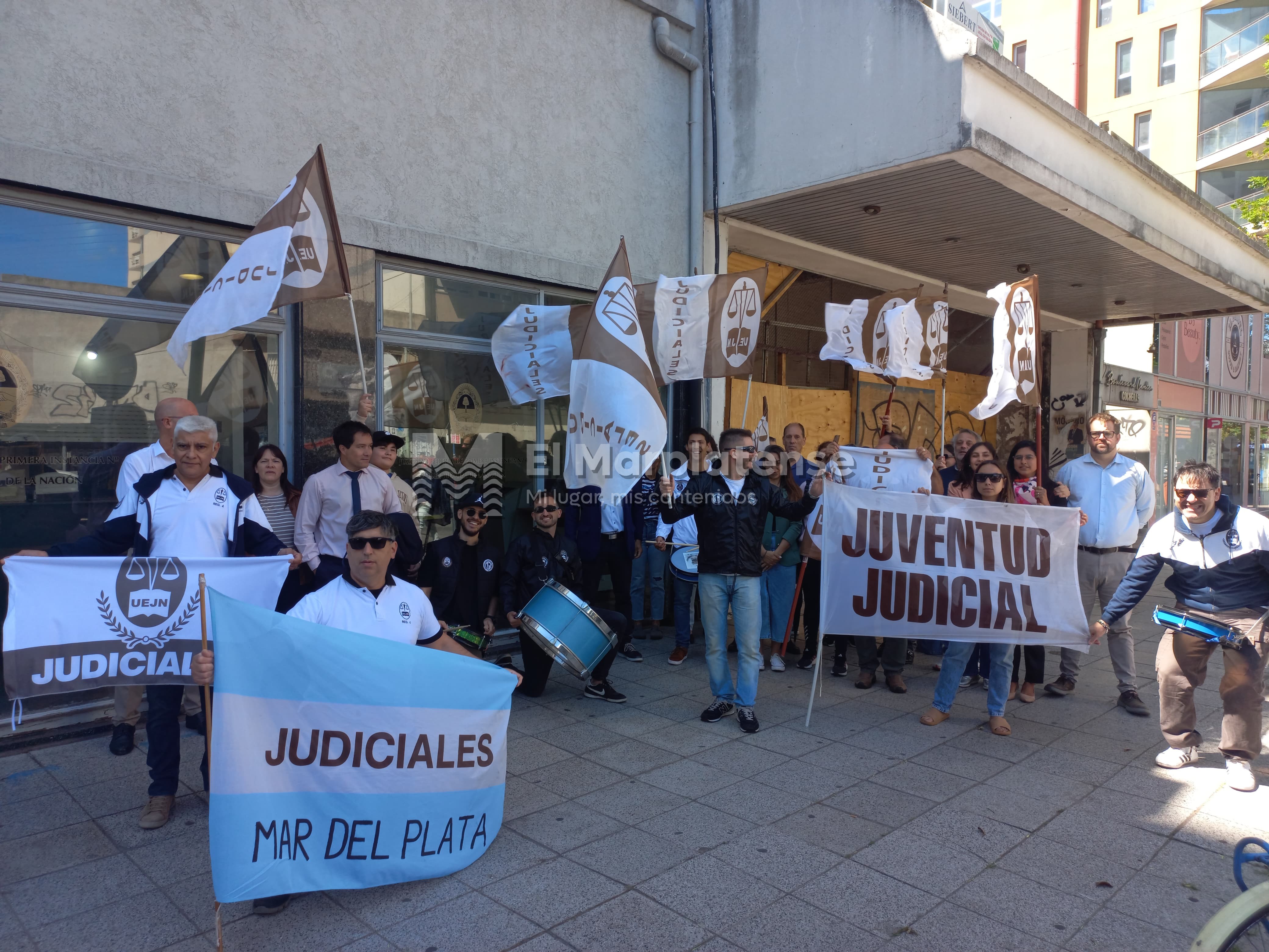 Los trabajadores judiciales reclaman una mejora salarial.