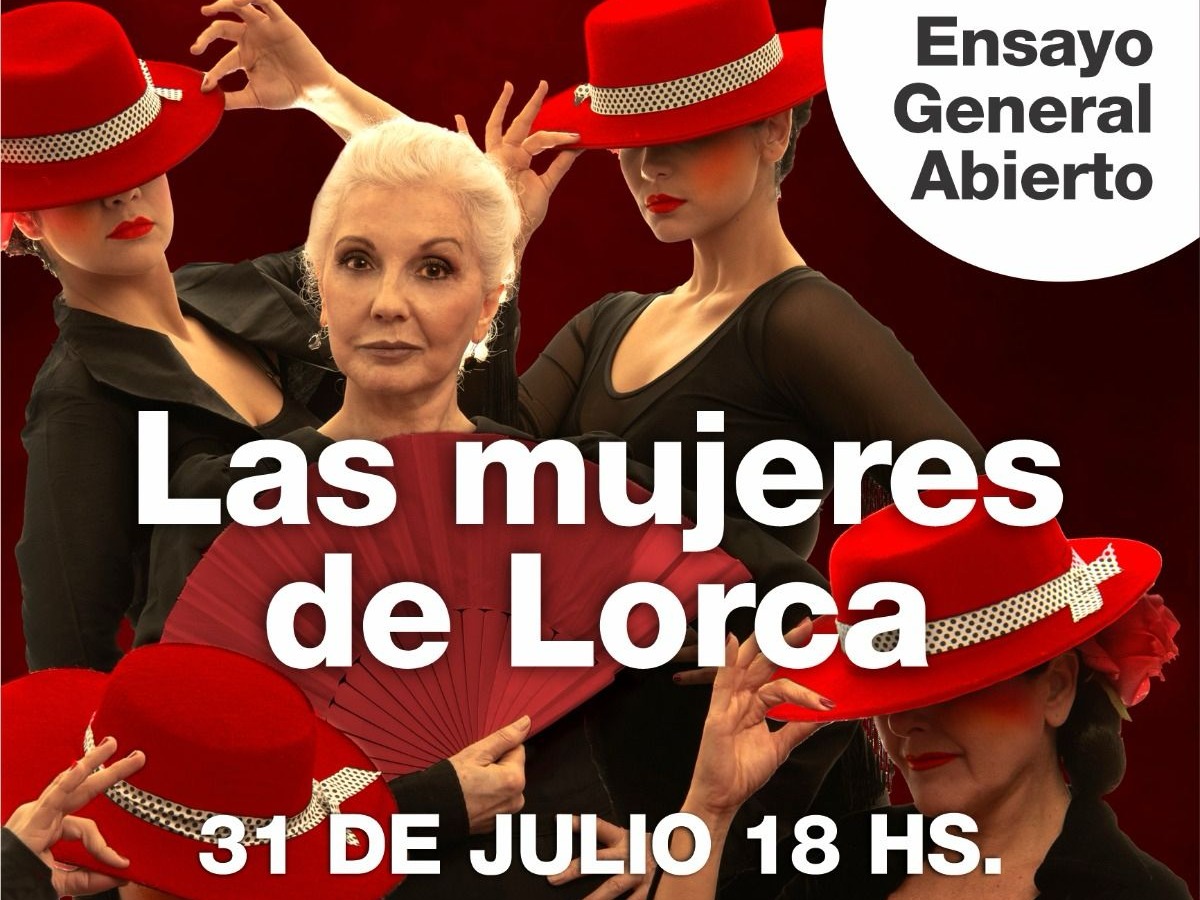 Ensayo general abierto de “Las mujeres de Lorca” con charla exclusiva de Ana María Cores